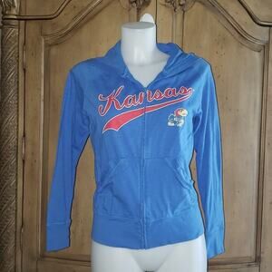 Colosseum Athletics University of Kansas Jayhawks Zip-Up Hoodie
